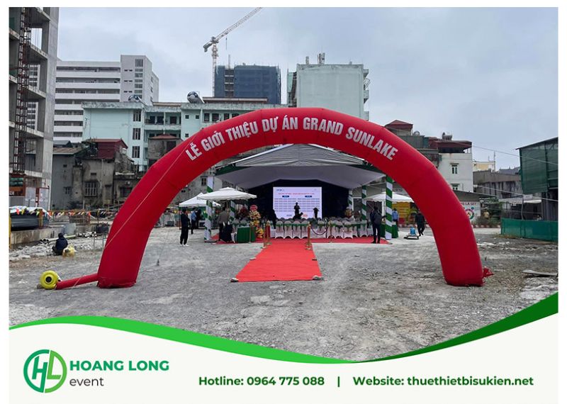 cho thuê cổng chào